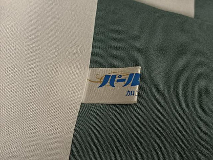 平和屋着物●訪問着　総刺繍　草花文　金糸　正絹　逸品　AABJ3949ph