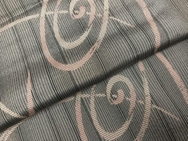 平和屋着物●お召　渦　正絹　逸品　AABJ3950ph