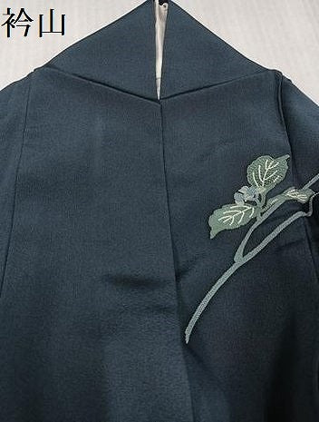 平和屋着物●訪問着　中国三大刺繍　相良刺繍　枝花文　正絹　逸品　AABJ3972ph