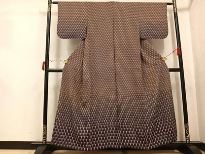 平和屋着物●訪問着　幾何学文様　正絹　逸品　AABJ3975ph