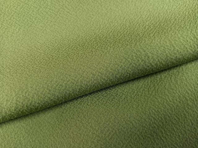 平和屋着物●上質な色無地　柳茶色　正絹　逸品　未使用　AABJ3976ph