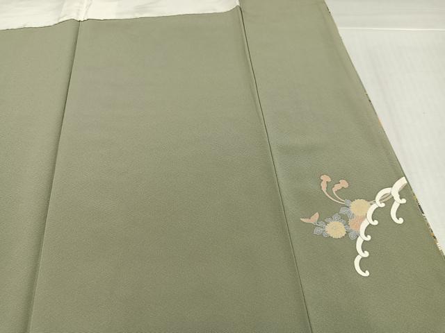 平和屋着物●訪問着　作家物　源氏模様　金彩　正絹　逸品　AABJ3992ph