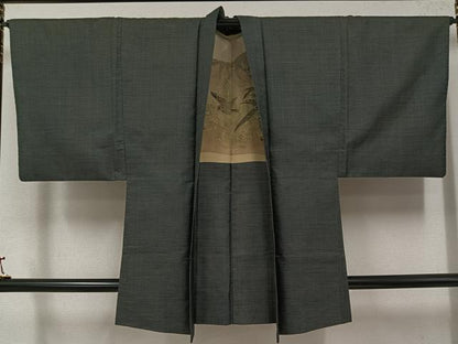 平和屋着物▼男性　本場大島紬　アンサンブル　100亀甲　総詰め　正絹　逸品　AABJ3993ph