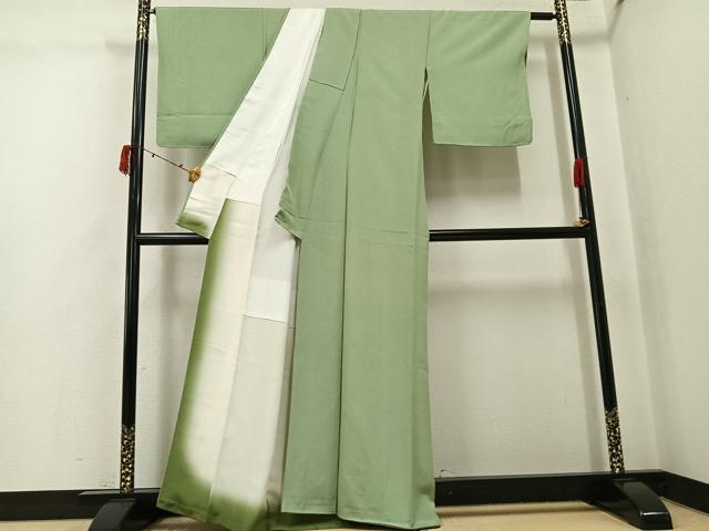 平和屋着物●江戸小紋　鮫小紋柄　正絹　逸品　AABJ3994ph