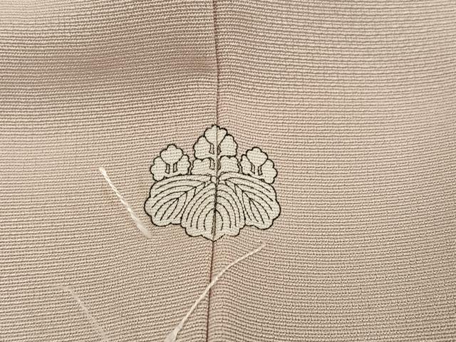 平和屋着物●京友禅作家　米沢新之助　色留袖　駒刺繍　エ霞花鳥菱文　花喰い鳥　金彩　正絹　逸品　未使用　AABJ3996ph