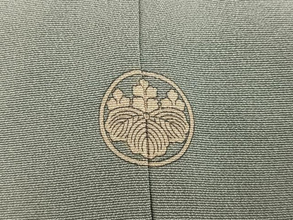 平和屋着物●本加賀友禅作家　成竹登茂男監修　色無地　蕎麦切色　正絹　逸品　AABJ4000ph