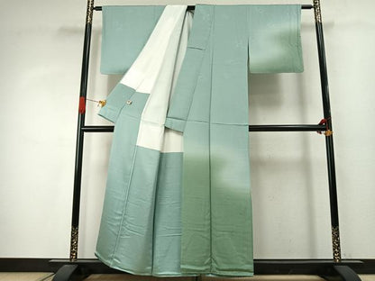 平和屋着物●訪問着　松竹梅　暈し染め　まるやま扱い　正絹　逸品　未使用　AABJ4013fy