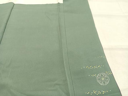 平和屋着物●色留訪問着　道長散らし文様　暈し染め　金彩　正絹　逸品　AABJ4017fy