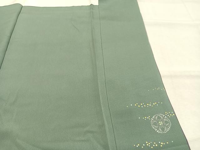 平和屋着物●色留訪問着　道長散らし文様　暈し染め　金彩　正絹　逸品　AABJ4017fy