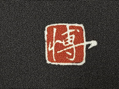 平和屋着物●豪華黒留袖　作家物　孔雀花文　金彩　正絹　逸品　AABJ4027fy