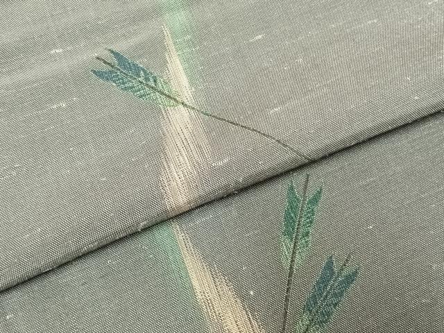 平和屋着物●上質な紬　矢羽文　正絹　逸品　未使用　AABJ4028fy