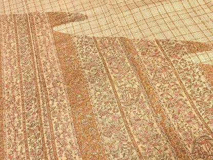 平和屋着物●訪問着　草花文　正絹　逸品　AABJ4031fy