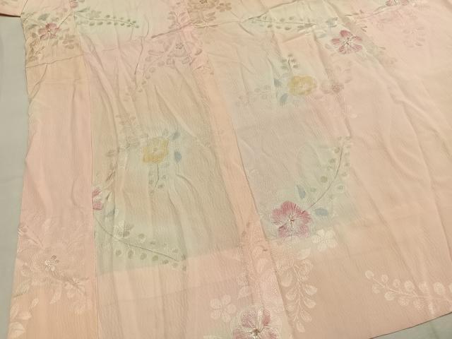 平和屋着物●長襦袢　無双仕立て　絞り　辻が花　暈し染め　正絹　逸品　AABJ4046fy