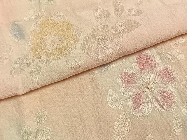 平和屋着物●長襦袢　無双仕立て　絞り　辻が花　暈し染め　正絹　逸品　AABJ4046fy