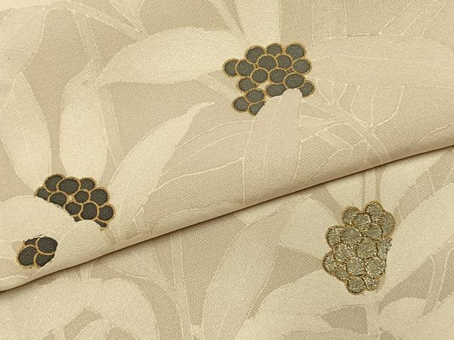 平和屋着物●中井淳夫　訪問着　刺繍　草花文　金糸　金彩　正絹　逸品　AABJ4060fy