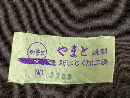 平和屋着物●訪問着　作家物　楽器文様　暈し染め　金銀彩　やまと誂製　正絹　逸品　AABJ4064fy