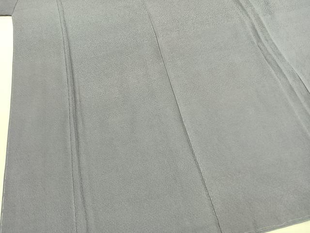 平和屋着物●上質な色無地　紋意匠　薄鼠色　正絹　逸品　未使用　AABJ4071fy