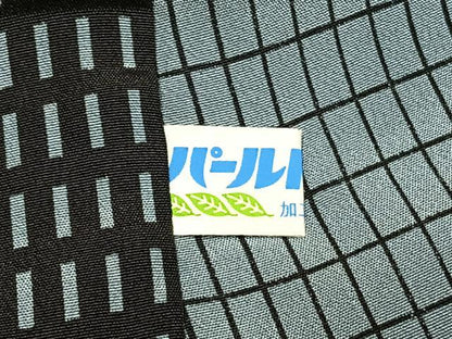 平和屋着物●長襦袢　無双仕立て　格子　正絹　逸品　AABJ4076fy