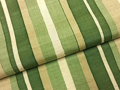平和屋着物●上質な紬　縞　正絹　逸品　AABJ4083fy