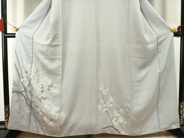 平和屋着物●山口倫由　訪問着　枝梅文　暈し染め　金彩　さが美扱い　正絹　逸品　AABJ4084fy