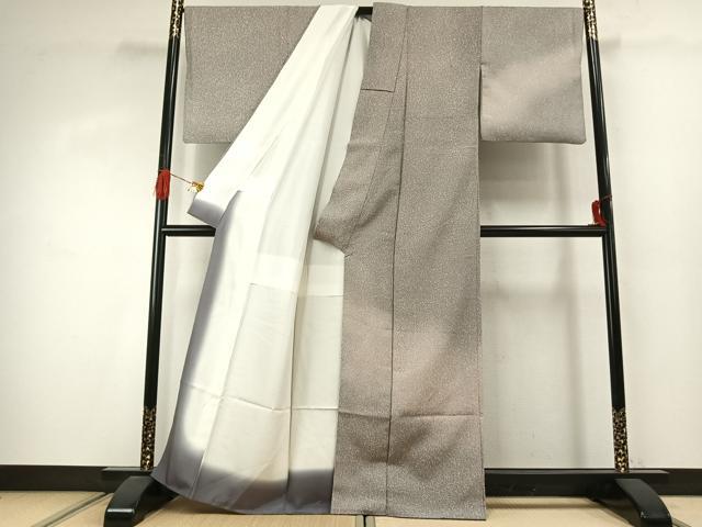 平和屋着物●訪問着　霞文　暈し染め　正絹　逸品　AABJ4085fy