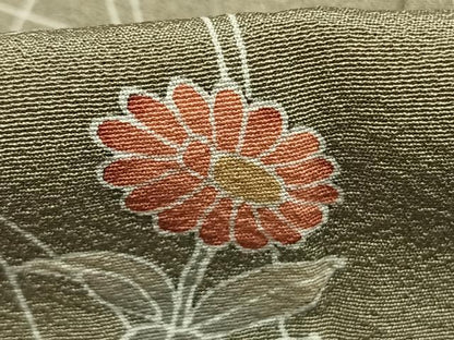 平和屋着物●京加賀友禅　百貫達雄　訪問着　草花文　正絹　逸品　未使用　AABJ4105fy
