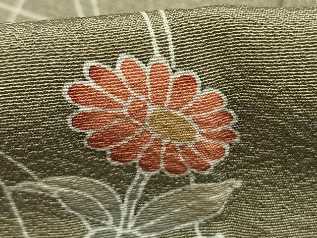平和屋着物●京加賀友禅　百貫達雄　訪問着　草花文　正絹　逸品　未使用　AABJ4105fy