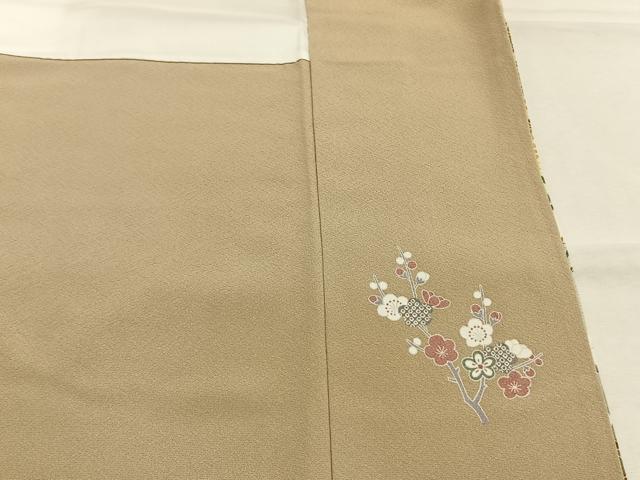 平和屋着物●豪華色留袖　松竹梅　御所車花鳥文　金彩　正絹　逸品　AABJ4107fy