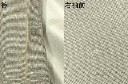平和屋着物●訪問着　紬地　作家物　松竹梅　風景文　暈し染め　正絹　逸品　AABJ4110fy