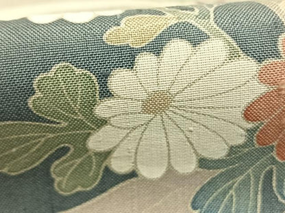 平和屋着物●訪問着　紬地　作家物　松竹梅　風景文　暈し染め　正絹　逸品　AABJ4110fy