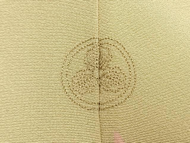 平和屋着物●十日町友禅作家　一梗　訪問着　枝花文　暈し染め　正絹　逸品　AABJ4111fy