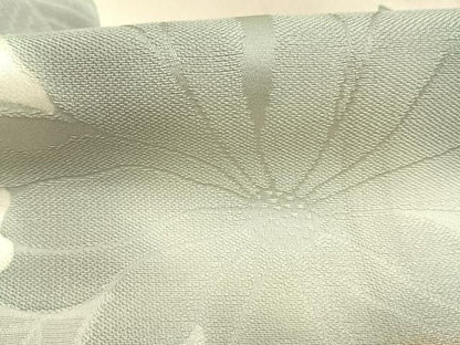 平和屋着物●上質な小紋　地紋起こし　草花文　正絹　逸品　AABJ4124fy
