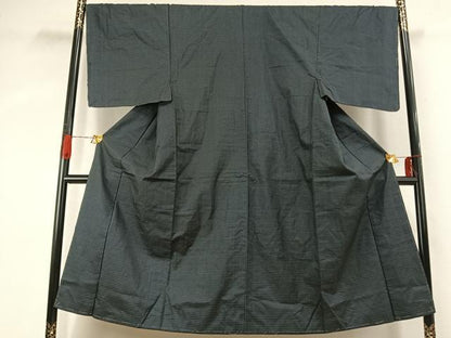 平和屋着物●男性　本場大島紬　亀甲文　正絹　逸品　未使用　AABJ4128fy