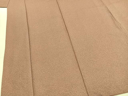 平和屋着物●上質な色無地　霞地紋　鴇浅葱色　正絹　逸品　AABJ4129fy