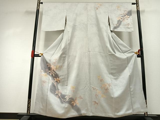 平和屋着物●訪問着　刺繍　南天文　暈し染め　正絹　逸品　AABJ4142fy