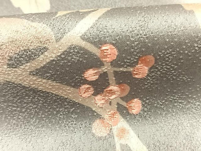 平和屋着物●訪問着　刺繍　南天文　暈し染め　正絹　逸品　AABJ4142fy