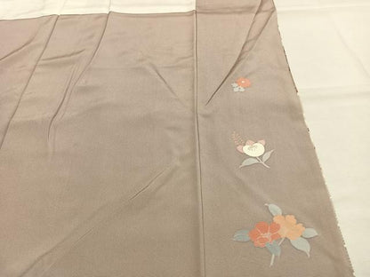 平和屋着物●訪問着　風景松文　暈し染め　金彩　正絹　逸品　AABJ4150fy