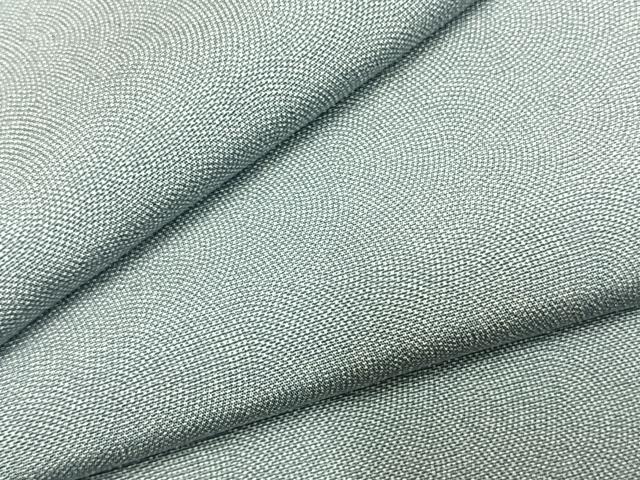 平和屋着物●江戸小紋　鮫小紋柄　丹後ちりめん　反端付き　正絹　逸品　未使用　AABJ4152fy