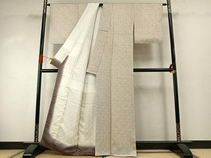 平和屋着物●大変加工の良い総絞り小紋　阪急百貨店扱い　正絹　逸品　AABJ4159fy