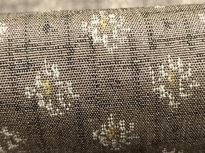 平和屋着物●お召　幾何学文様　正絹　逸品　未使用　AABJ4167fy