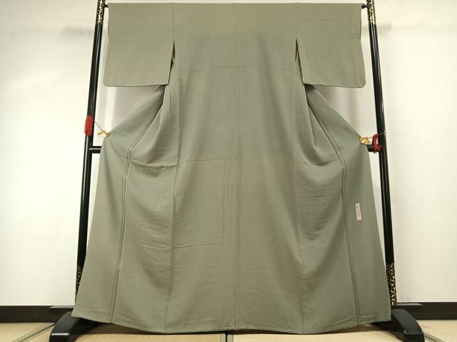 平和屋着物●世界的人形師　辻村寿三郎　ジュサブロー　小紋　幾何学文様　正絹　逸品　AABJ4174fy