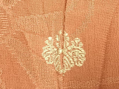 平和屋着物●アンティーク　大正ロマン　訪問着　刺繍　花鳥文　金彩　正絹　逸品　AABJ4177fy