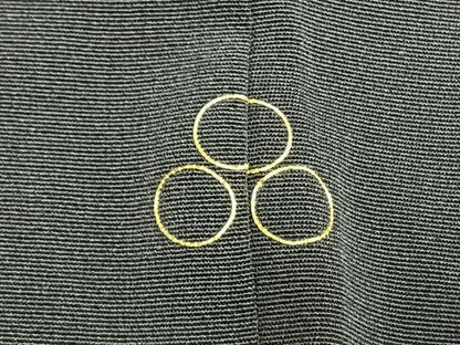 平和屋着物●訪問着　刺繍　風景花文　金彩　正絹　逸品　AABJ4181fy