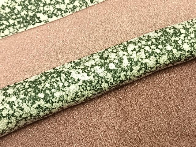 平和屋着物●訪問着　幾何学文様　たたき染め　金通し地　正絹　逸品　AABJ4192fy