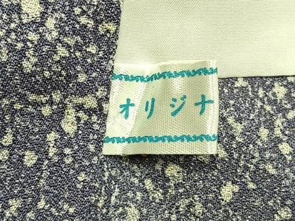 平和屋着物●訪問着　幾何学文様　たたき染め　金通し地　正絹　逸品　AABJ4192fy