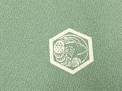 平和屋着物●松尾光琳　色留袖　駒刺繍　詩歌　枝花文　金彩　正絹　逸品　未使用　AABJ4206fy