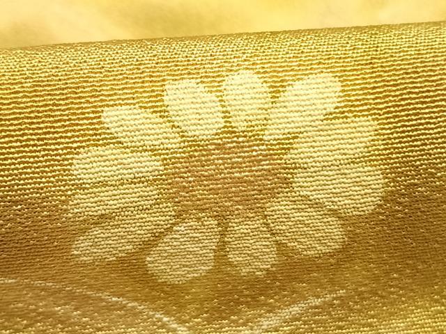 平和屋着物●訪問着　草花文　暈し染め　金彩　鈴乃屋扱い　正絹　逸品　AABJ4211fy