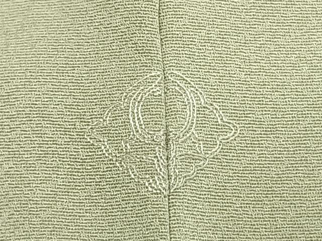 平和屋着物●訪問着　駒刺繍　舞桜文　金彩　正絹　逸品　AABJ4232fy