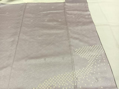 平和屋着物●訪問着　草花文　暈し染め　金彩　正絹　逸品　AABJ4242fy