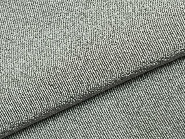 平和屋着物●上質な色無地　灰青色　正絹　逸品　未使用　AABJ4244fy